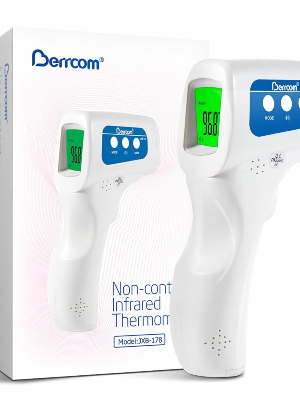 Berrcom Thermometer, 3 in 1 Contactless Infrared